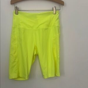 Neon Yellow Women's Shorts